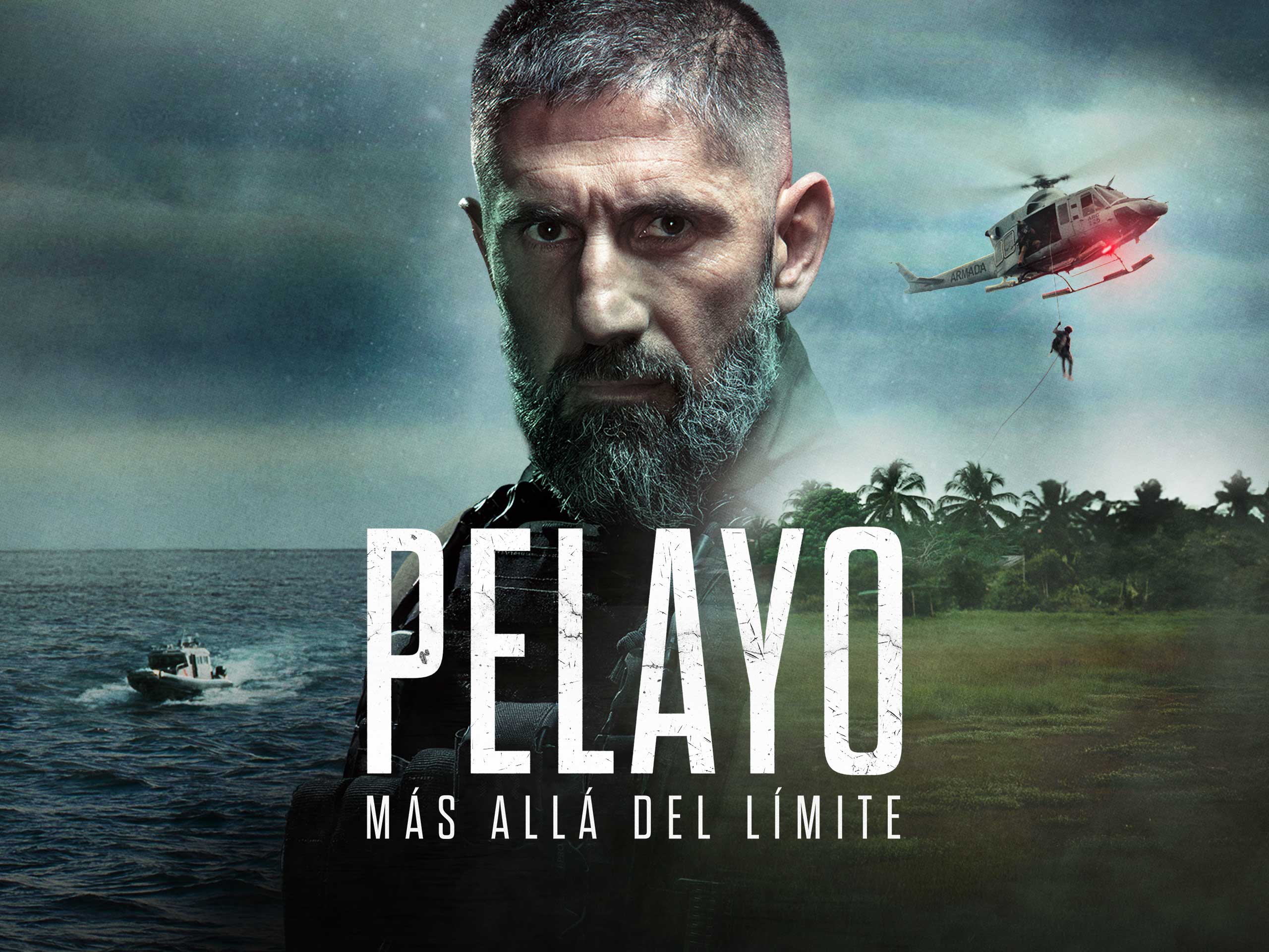 Cartel promocional de la serie Pelayo Más allá del límite