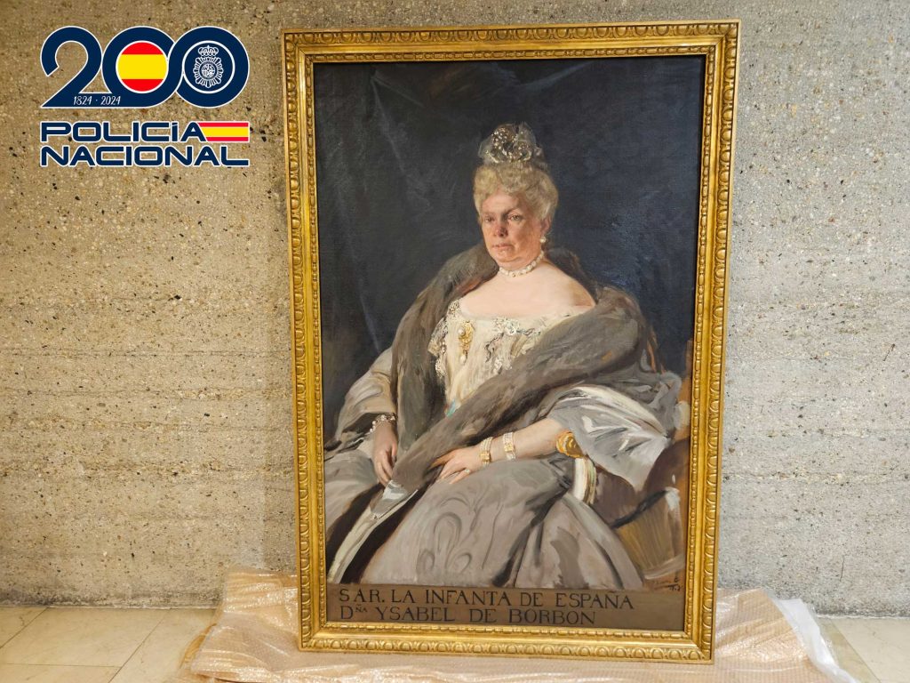 La Policía recupera 'La Chata' de Sorolla desaparecida desde 1973