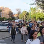 La marcha vecinal por Sánchez Pizjuán.