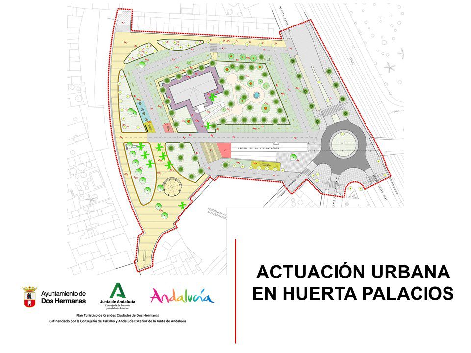 Dos Hermanas inicia la transformación de Huerta Palacios en un nuevo centro cultural y urbano