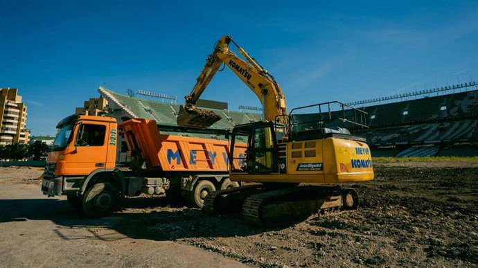 Arranca en Heliópolis la primera fase de construcción del nuevo estadio Benito Villamarín