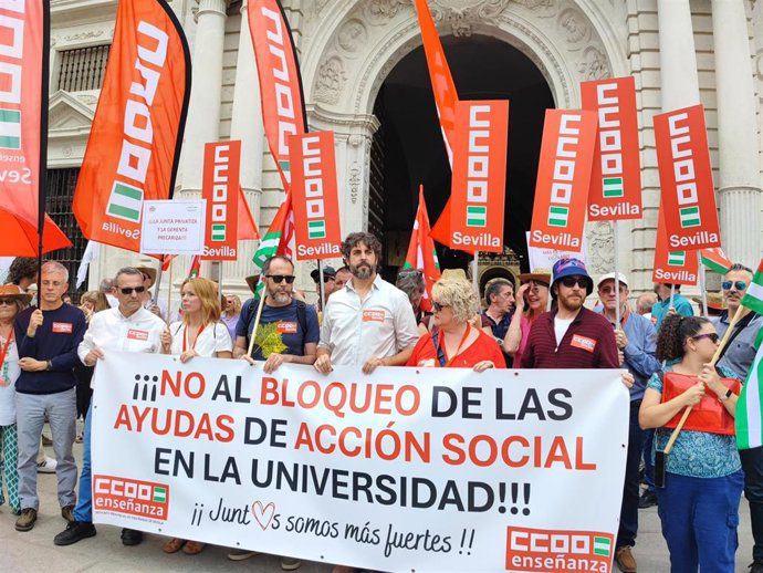 CCOO convoca una concentración en la US el 11 de mayo contra el ajuste de 16 millones