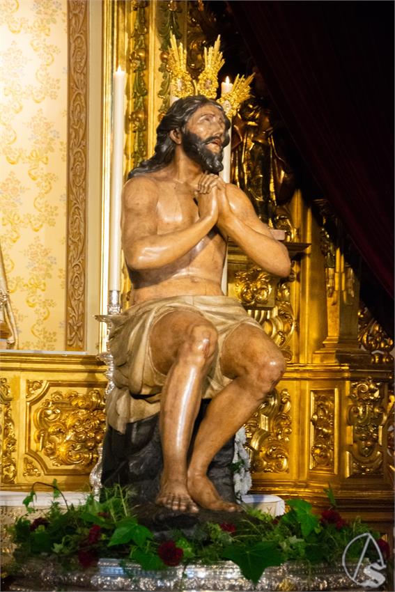 Pedro Manzano inicia la restauración del Cristo de las Penas