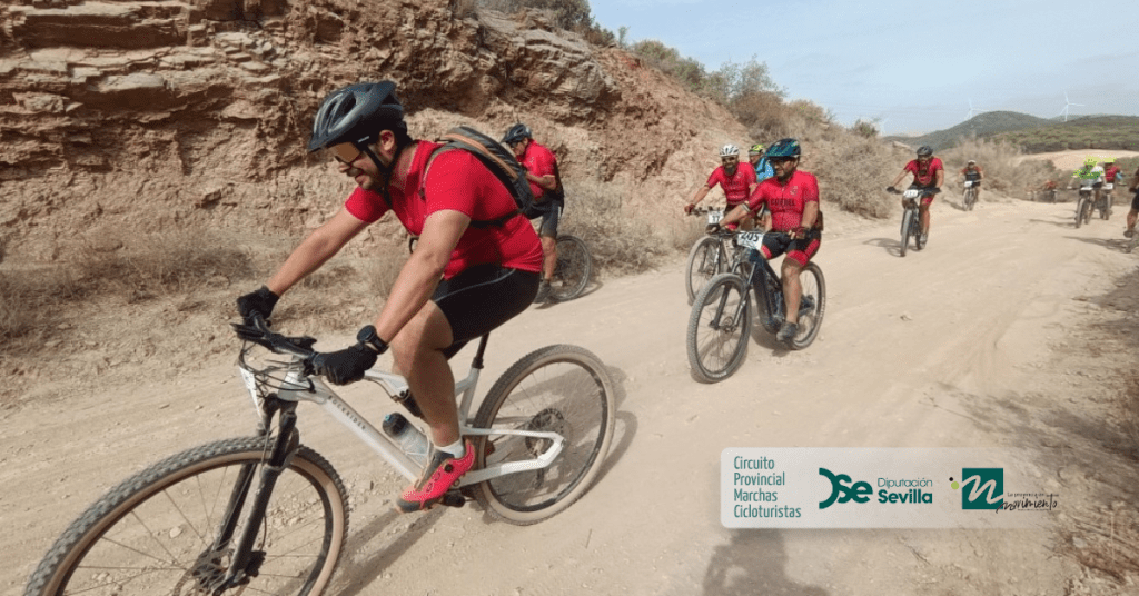 200 ciclistas inician en La Campana el Circuito BTT Provincial de la Diputación