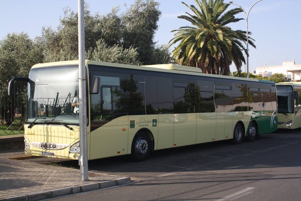 La línea M-176 de autobuses modifica su recorrido en Aznalcóllar el 6 de junio