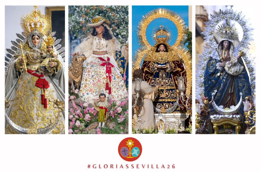 Cuatro procesiones de Gloria recorrerán Sevilla este sábado 9 y domingo 10 de mayo