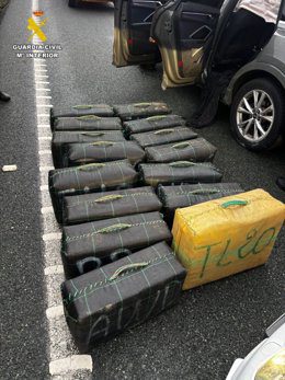 Detenido en Sevilla un conductor con 540 kilos de hachís tras una persecución policial