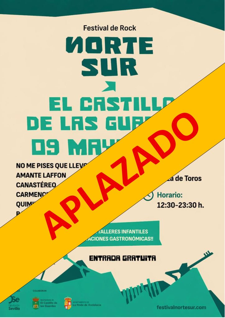 El Festival Norte-Sur de El Castillo de las Guardas se aplaza al 13 de junio por lluvias