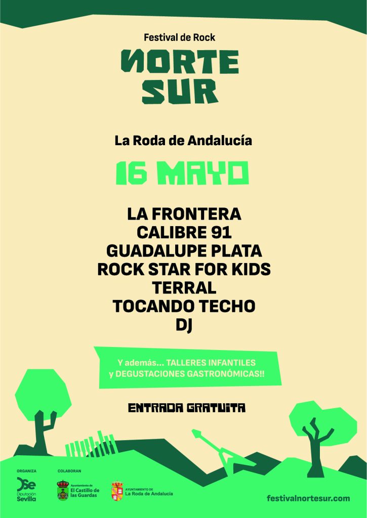 La Roda de Andalucía acoge este sábado el Festival Norte-Sur con La Frontera