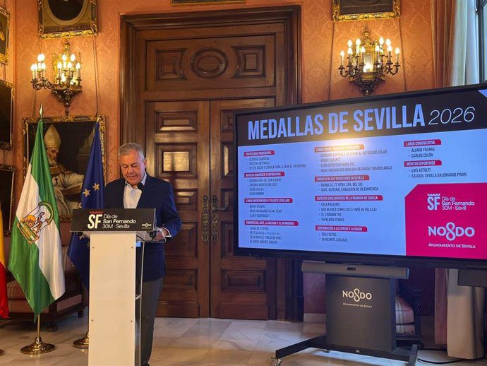 El Pleno de Sevilla aprueba este jueves las Medallas de la Ciudad 2026 con Gordillo y Morante como Hijos Predilectos