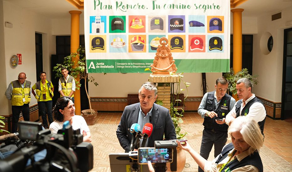 La Junta activa el Plan Romero 2026 con 7.000 efectivos y base en Sevilla