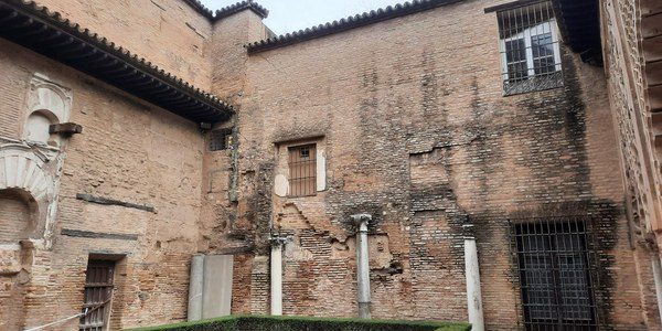 El Alcázar de Sevilla finaliza la consolidación del tejaroz del Patio del Yeso