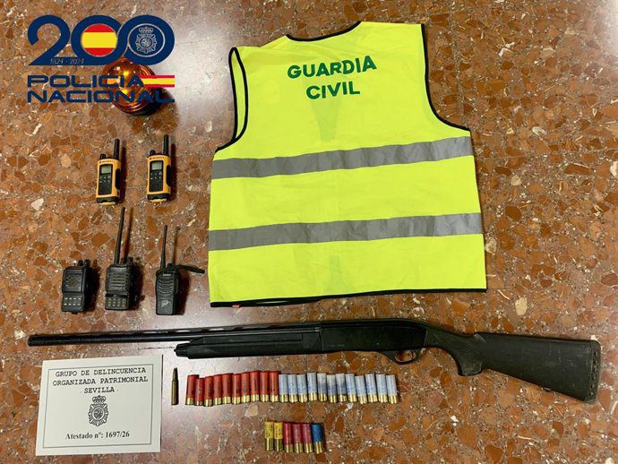 Desarticulado en Sevilla un grupo criminal con dos detenidos por robos con alunizaje