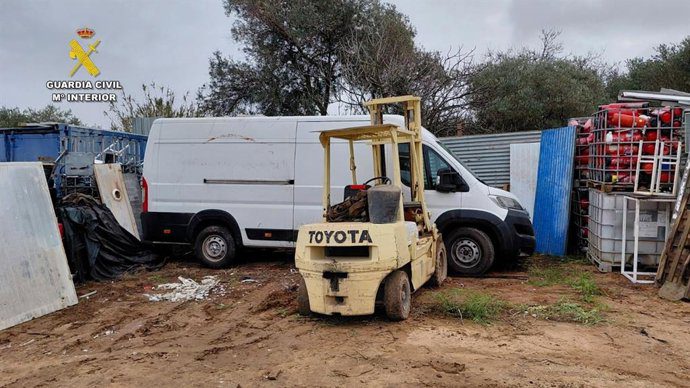 Detenido el dueño de un centro de residuos en Sevilla por el robo de 9 toneladas de cobre