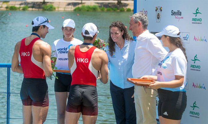 Tres botes españoles, uno de ellos sevillano, optan a medallas en la Copa del Mundo de Remo de Sevilla