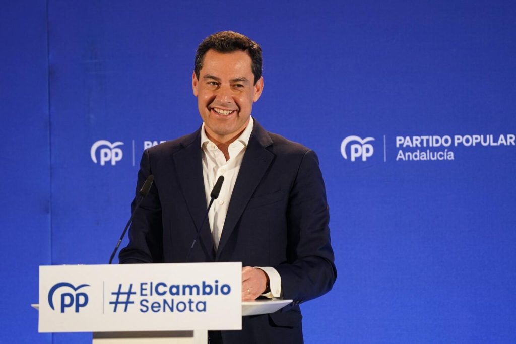 Moreno entra fuerte en la puja de campaña y promete que la Línea 1 del Metro llegará de Sevilla a Dos Hermanas y Bormujos