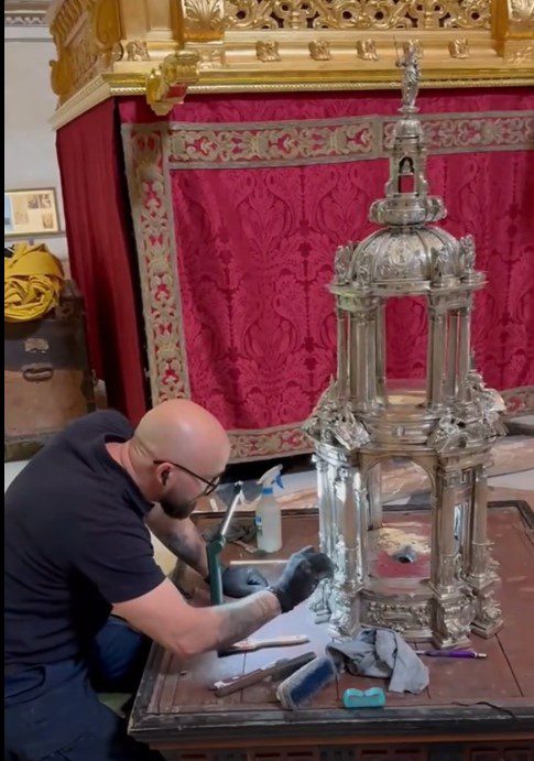 La Catedral afina los últimos detalles del Corpus, joya ceremonial de Sevilla