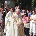 El arzobispo de Sevilla, monseñor José Ángel Saiz Meneses, en el Corpus Christi 2026