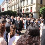 La corporación municipal en la procesión del Corpus Christi de Sevilla 2026