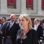 La concejala Cristina Peláez (Vox) en el Corpus Christi de Sevilla 2026