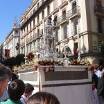 Custodia de la Santa Espina en la procesión del Corpus Christi de Sevilla 2026