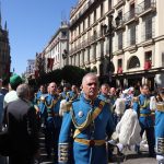 Guardia de gala en la procesión del Corpus Christi de Sevilla 2026