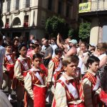 Los seises en la procesión del Corpus Christi de Sevilla 2026