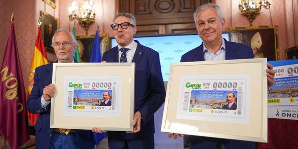 La ONCE dedica un cupón a Aníbal González que llegará a 5,5 millones de personas el 8 de junio