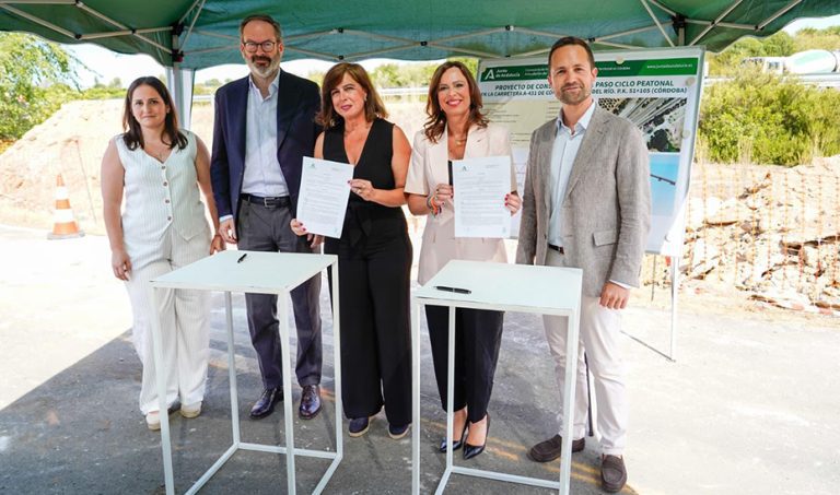 Palma del R&iacute;o inicia obras de pasarela ciclopeatonal de 831.380 euros en la A-431