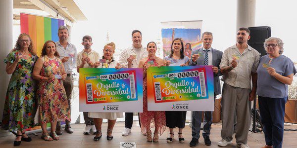 La ONCE dedica su cupón al Orgullo LGTBIQ+ y participará en la Marcha de Sevilla