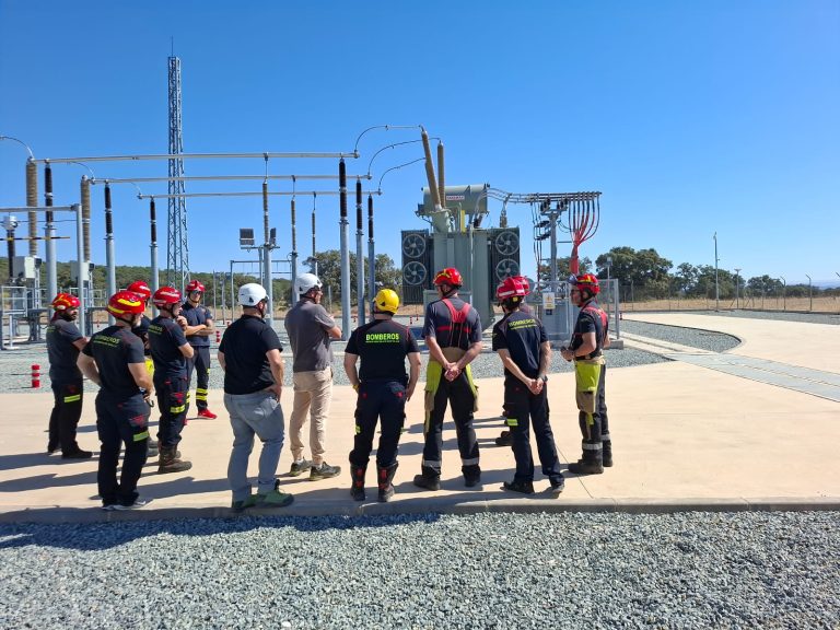 12 bomberos del Consorcio se forman en la PFV Guillena para combatir incendios fotovoltaicos