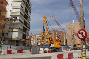 El Metro de Sevilla intensifica obras con tercera pantalladora y reordena el tráfico en San Juan de Ribera
