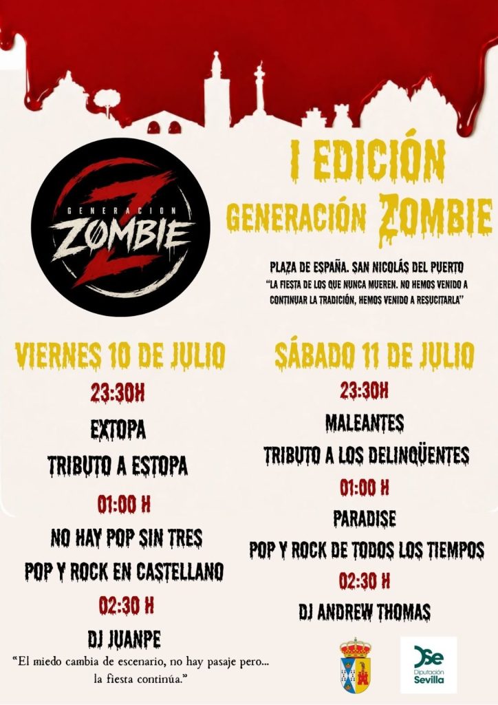 San Nicolás del Puerto celebra desde ayer la I edición de 'Generación Zombie'