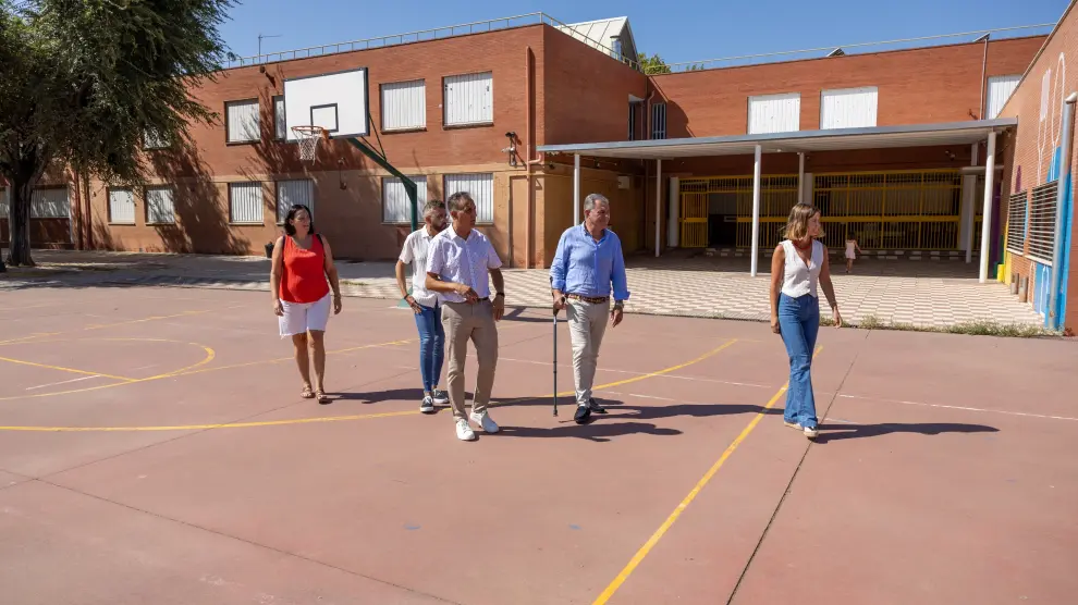 Sanz: “No vamos a descansar hasta que los colegios públicos estén a la altura de la comunidad”