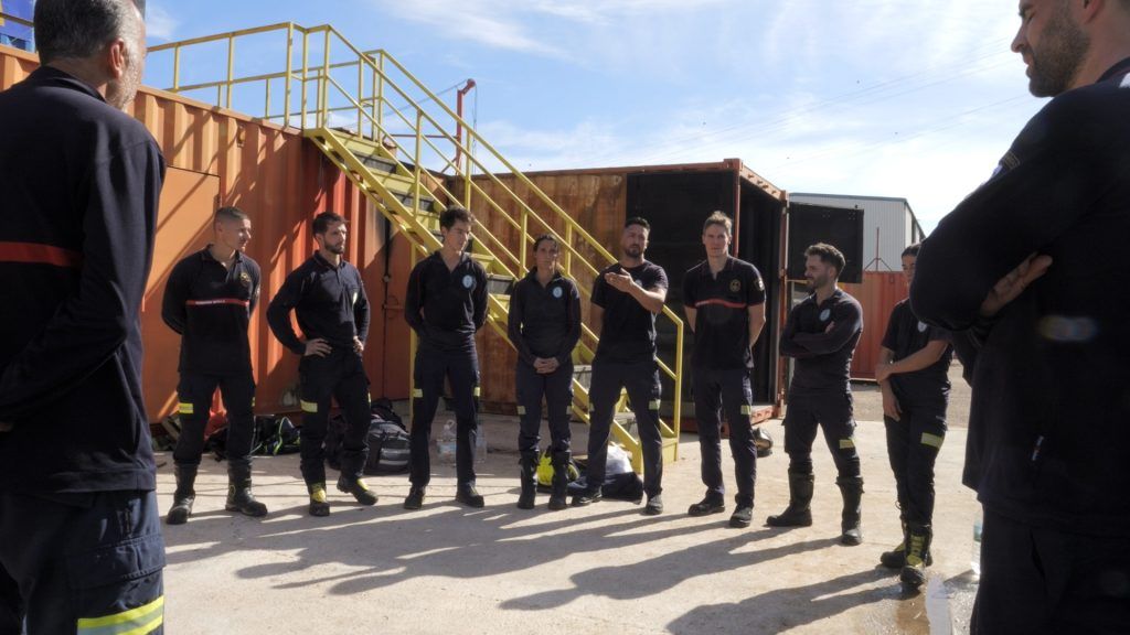 Los bomberos de Sevilla se forman en incendios y rescates