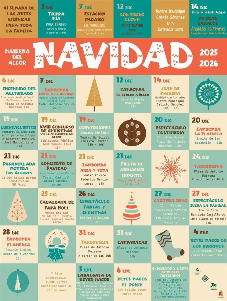 Mairena del Alcor presenta 30 actividades para la Navidad