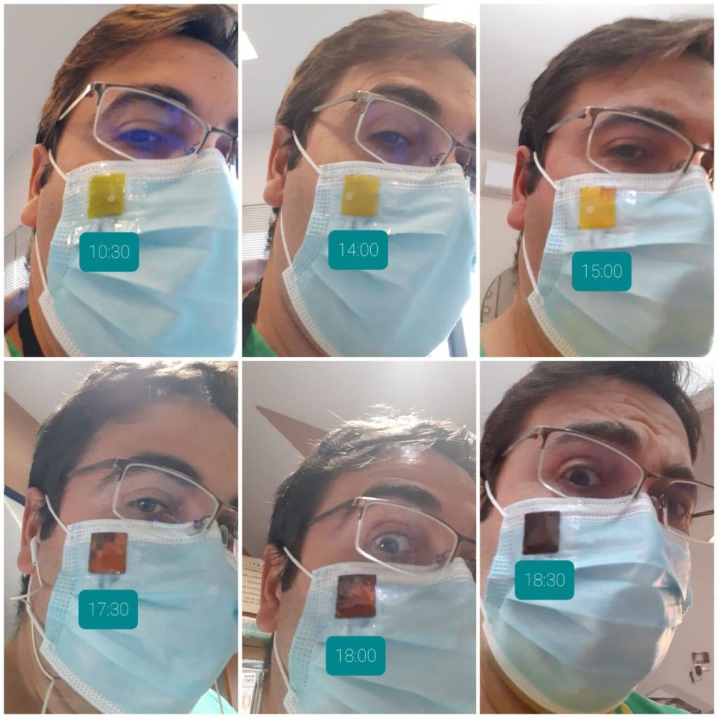 La UPO patenta un sistema que indica cuándo una mascarilla deja de proteger