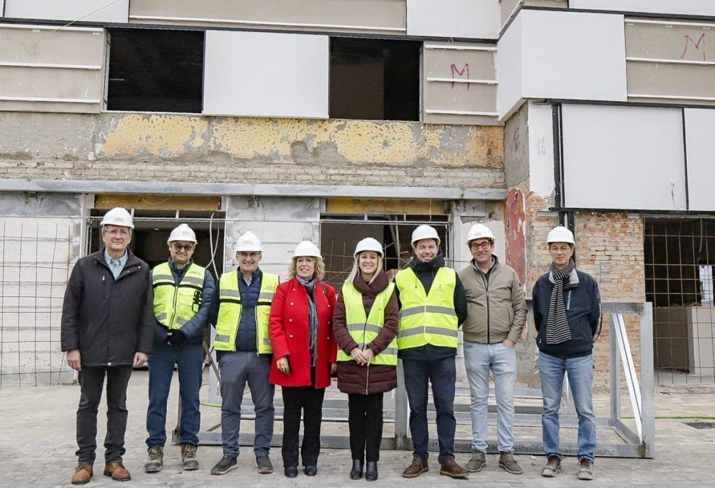 Las obras del Centro Cívico Medina de Haro alcanzan el 70% de ejecución