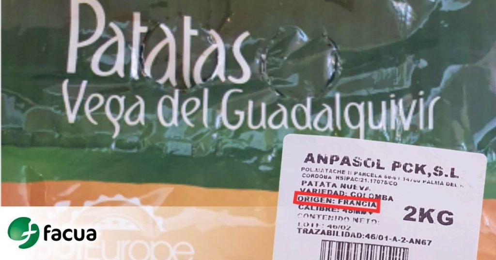 FACUA denuncia a una marca de patatas por vender producto francés como andaluz