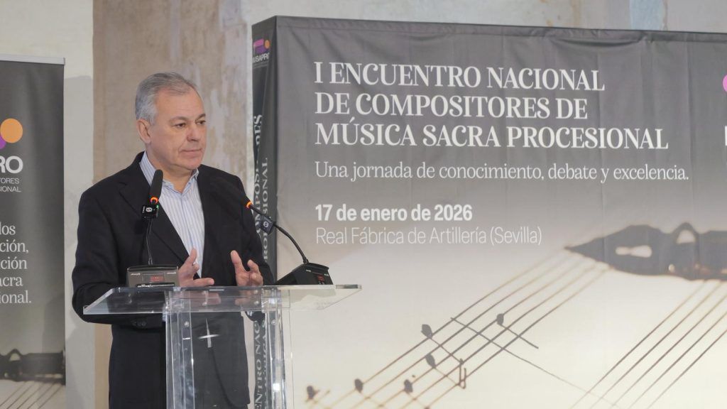 Sanz reafirma el papel de Sevilla como epicentro de la música sacra procesional