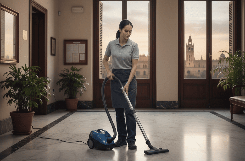 Oferta de empleo para Limpiador/a en Sevilla con contrato indefinido reservada a personas con discapacidad