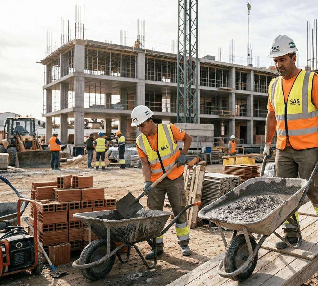 Oferta de empleo: Oficial de 1ª de Construcción en Sevilla y Cádiz con contrato indefinido