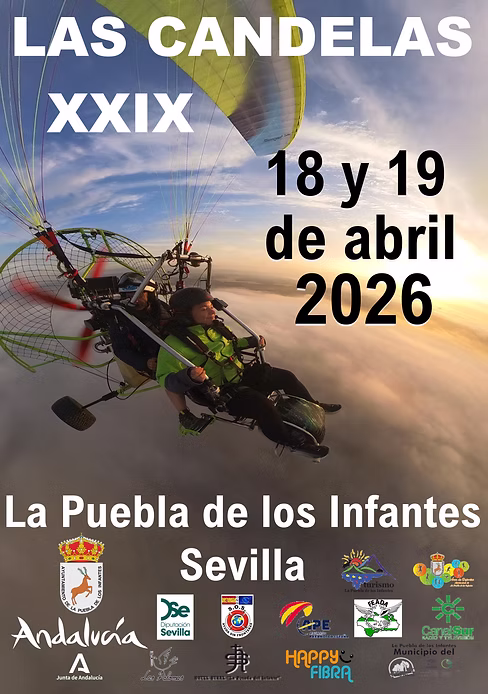 La Puebla de los Infantes acoge la XXIX Feria de Vuelo Las Candelas con vuelos adaptados